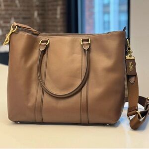 Coach Metropolitan Tote Bag in Saddle
